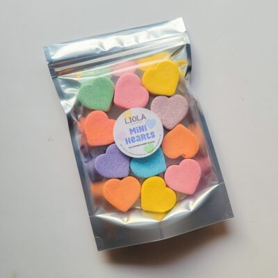 Liola Luxuries Assorted Mini Hearts Bath Bombs Large