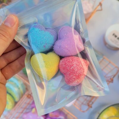 Mini Hearts Pack Bath Bombs