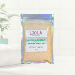 Liola Luxuries Island Coconut Salt Soak bath salts