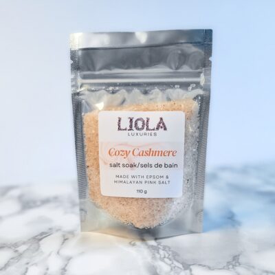Liola Luxuries Bath Salt Soak Cozy Cashmere