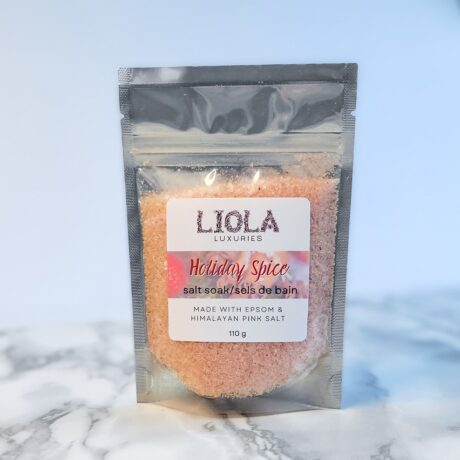 Liola Luxuries Bath Salt Soak Holiday Spice