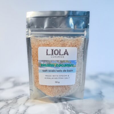 Liola Luxuries Bath Salt Soak Island Coconut