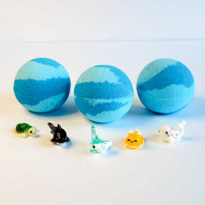 Sea Creatures Bath Bombs with Suprise Toy