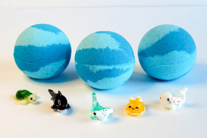 Sea Creatures Bath Bombs with Suprise Toy
