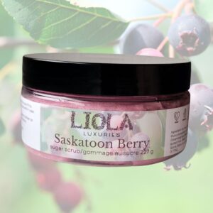 Liola Luxuries Saskatoon Berry Sugar Scrub Large