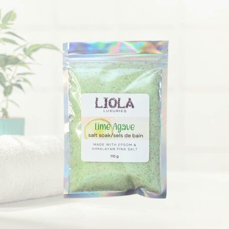 Liola Luxuries Lime Agave Salt Soak