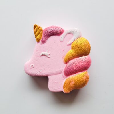 Liola Luxuries Pink Unicorn Hand Painted Bath Bomb