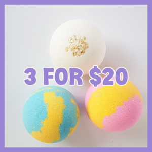 3 for 20 bath bombs liola luxuries