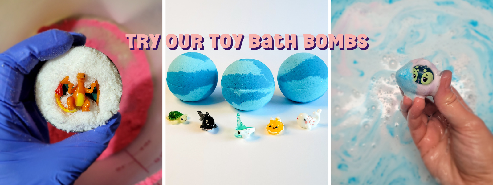 Try our toy bath bombs at liola luxuries