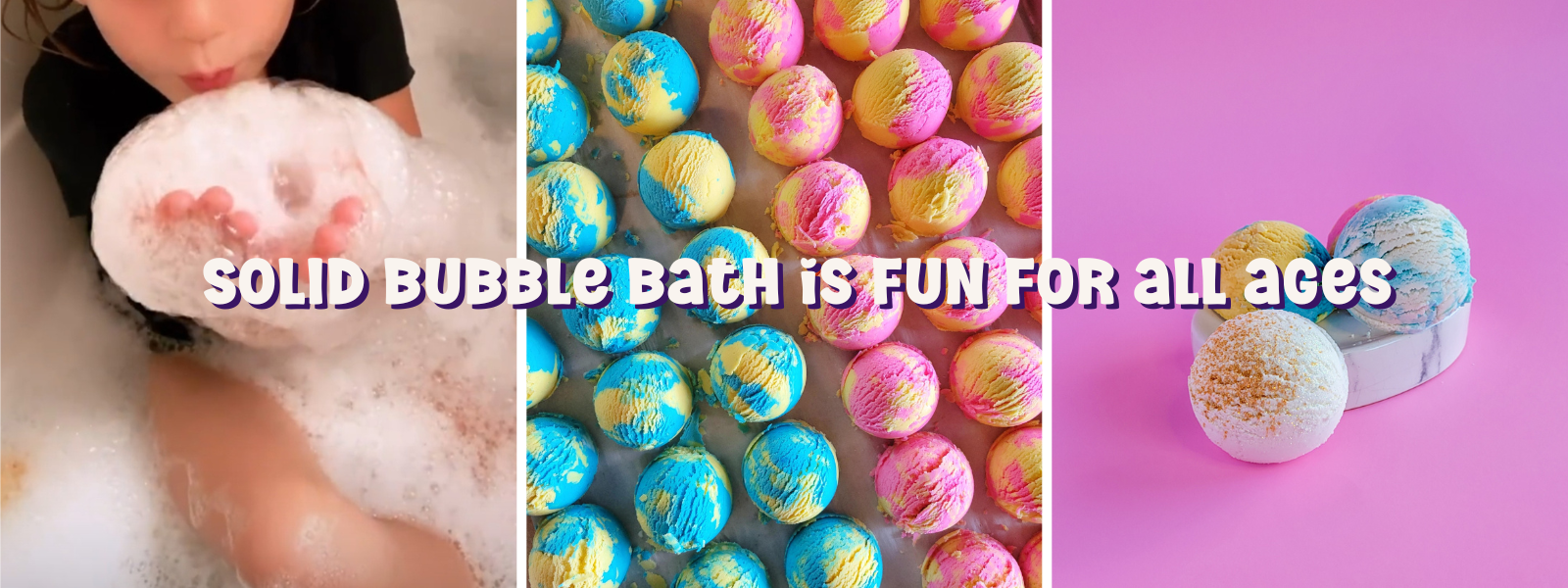 Solid Bubble bath is fun for all ages at liola luxuries