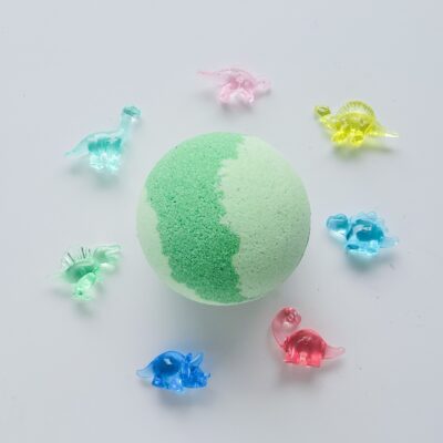 Liola Luxuries Toy Bath Bomb dinosaur